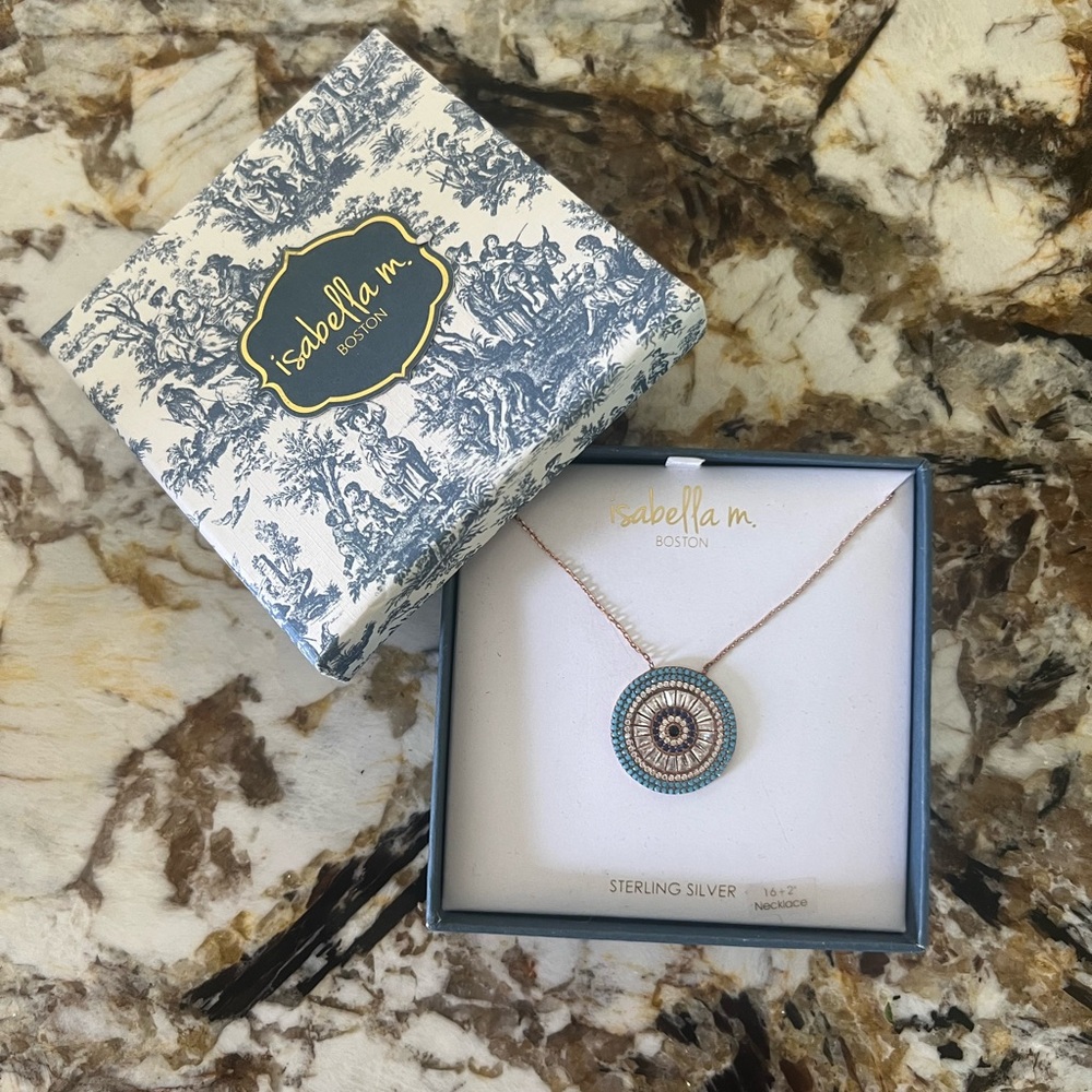 ** BRAND NEW ** Isabella M. Boston Jewelry Beautiful Sterling Silver Necklace